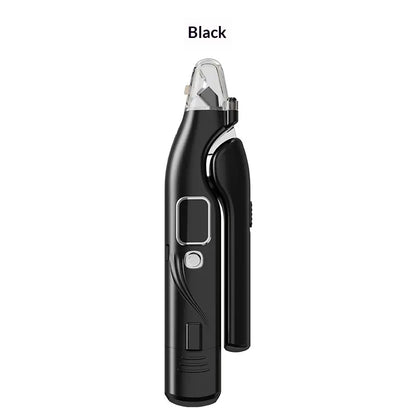 2-In-1 Dog & Cat Nail Clipper and Grinder with LED Light, Low-Noise Electric Pet Nail Trimmer, Safety Lock & Nail Catcher, USB-C Rechargeable, 3 Grinding Ports for Cats & Small to Medium Dogs Tools Grooming