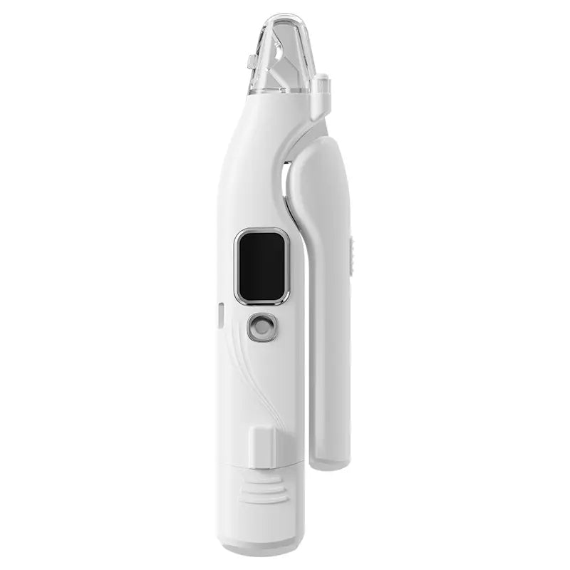 2-In-1 Dog & Cat Nail Clipper and Grinder with LED Light, Low-Noise Electric Pet Nail Trimmer, Safety Lock & Nail Catcher, USB-C Rechargeable, 3 Grinding Ports for Cats & Small to Medium Dogs Tools Grooming