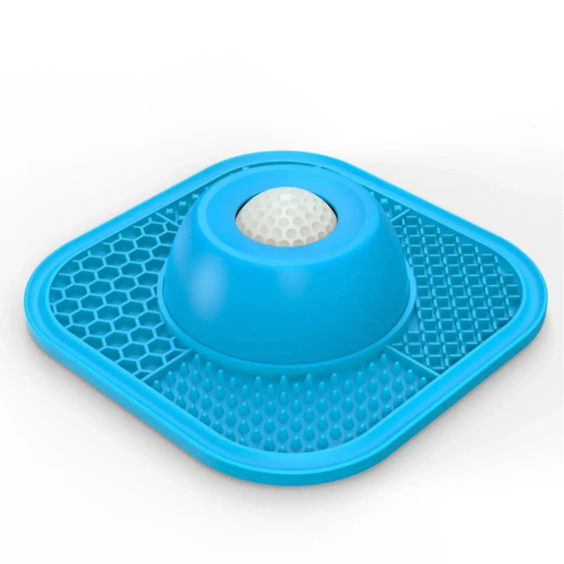 Slow Feeder Dog Bowls for Liquid Treat, Anti-Slip 【Entertained Ball-In】 Bone Broth Dog Lick Bowl, 3/4 Cup Yogurt Pup Lick Toy for Large Medium Small Breeds Dietary Supplement/Post-Op Nutrition Pet Stuff Dogaccessories