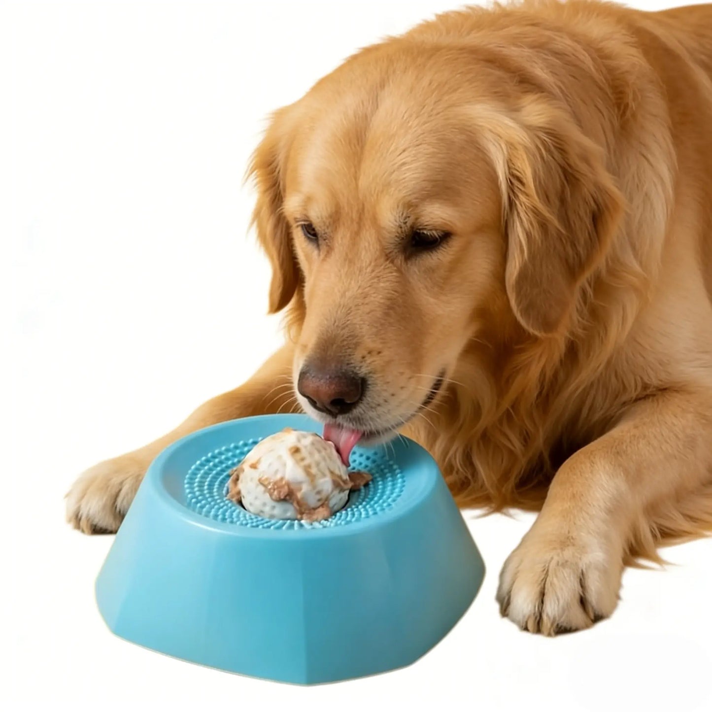 Pet Licking Mat for Teeth Care, Slow Feeder Pad for Dogs & Cats, Slow Feeder Bowl