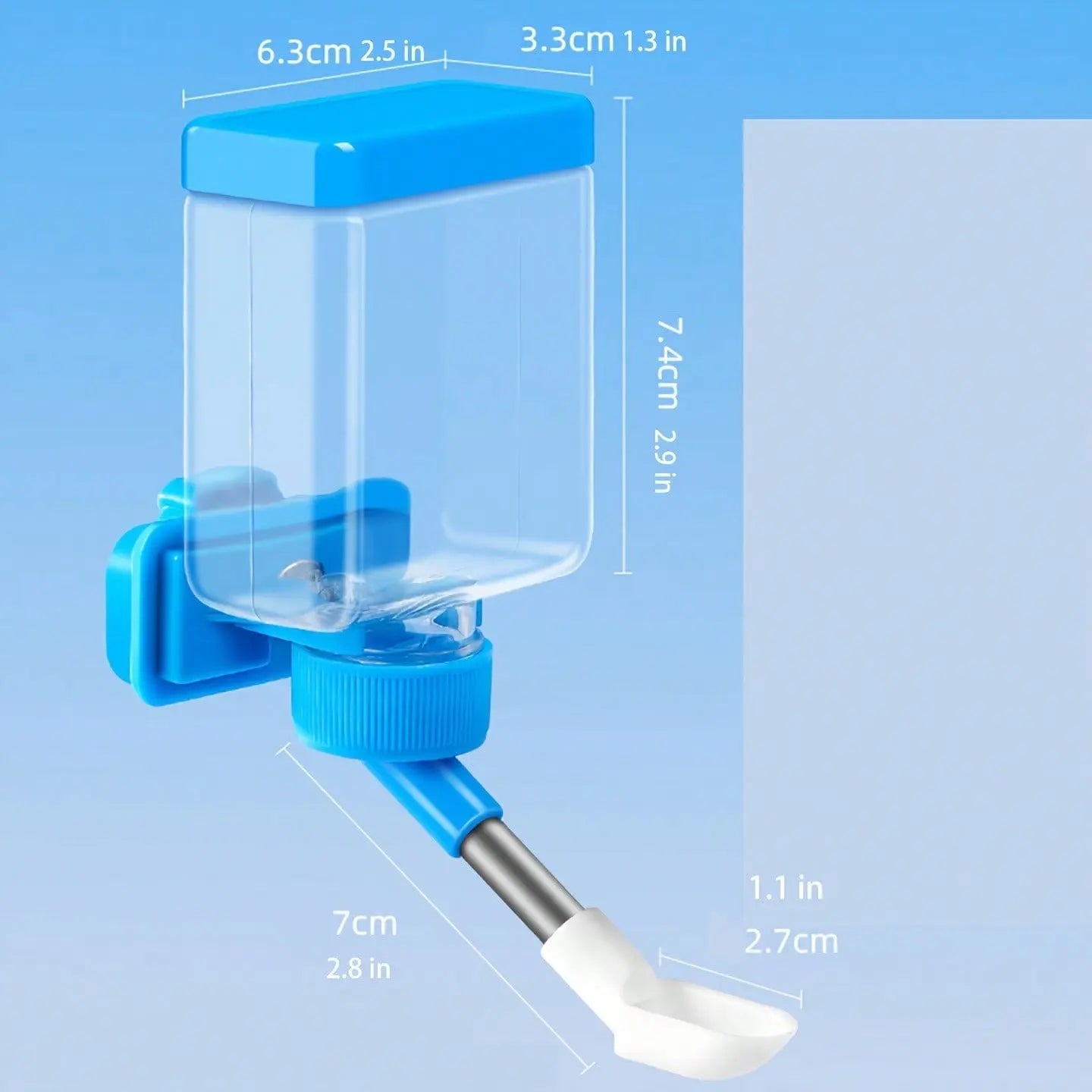 Automatic Bird Watering System, Self-Feeding Device for Small Birds, Cage Accessories, Pigeon Feeder, Cage Mounted Feeder, Parrot Feeder, Bird Feeders, Bird Feeding Tool, Essential Pet Supplies