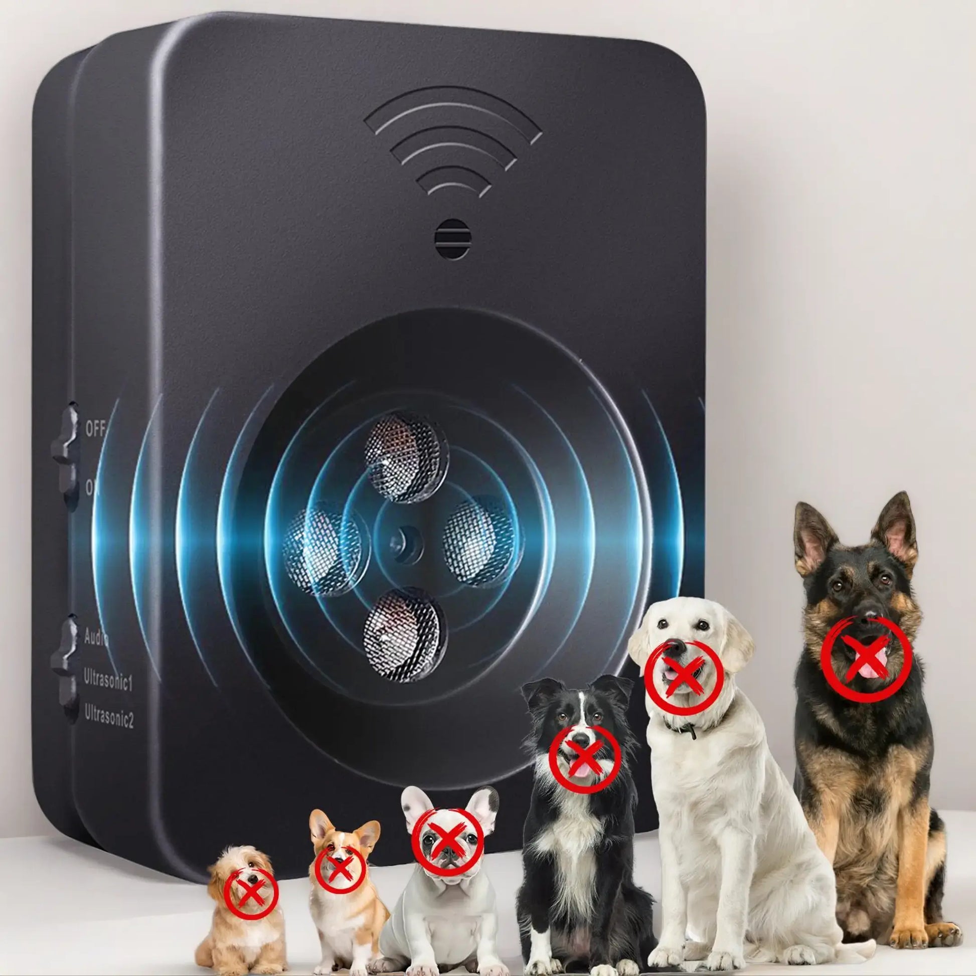 Anti Barking Device for Dogs Long Range 50Ft, Stop Dog Barks，Dog Barking Stopper, Bark Box, Barking Control Devices for Dog Training in Outdoor/Indoor