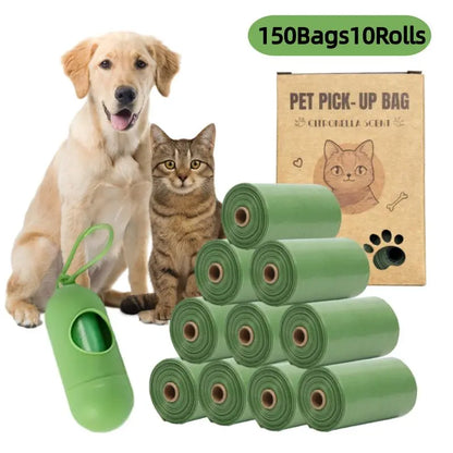 Portable Dog Poop Scooper with Large Opening, Easy One-Hand Scoop, Durable ABS Non-Stick Surface, Includes 15 Biodegradable Bags, Clip-On Design for Outdoor Walking and Travel